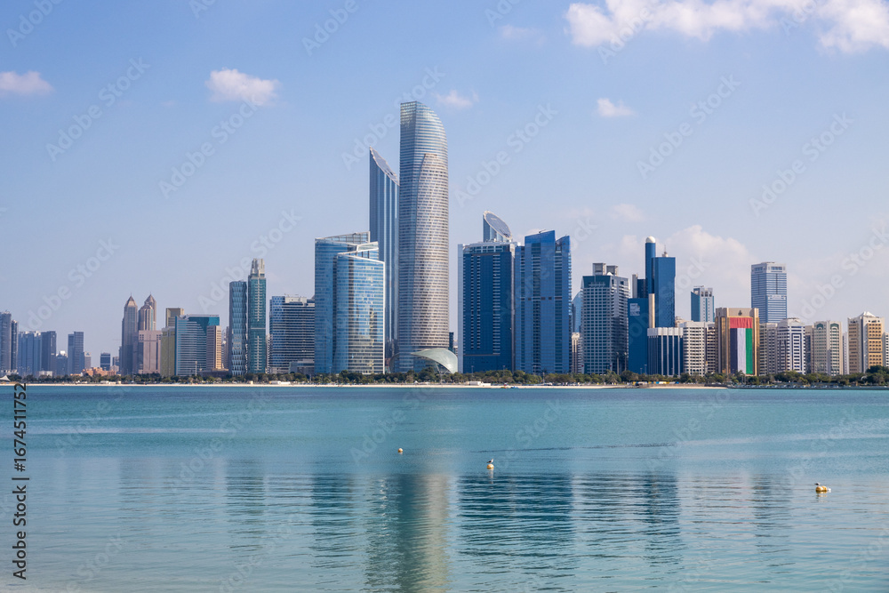 Fototapeta premium Abu Dhabi Skyline