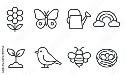 leinear icons set