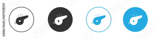 Whistle icon. glyph vector icons collection