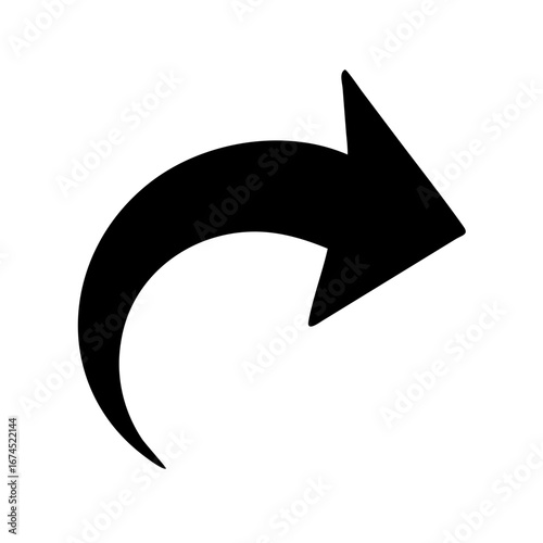 Vector art of share arrow icon for web design and mobile apps, a simple and modern symbol for sharing content online