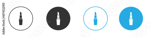 Lipstick icon. glyph vector icons collection