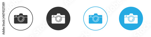 Camera icon. glyph vector icons collection