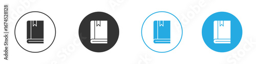 Book bookmark icon. glyph vector icons collection