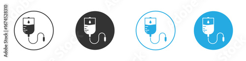 Blood transfusion icon. glyph vector icons collection