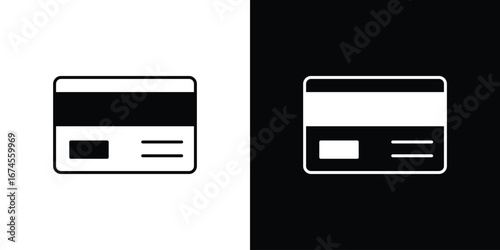 Credit card icon. filled flat sign for mobile concept and web