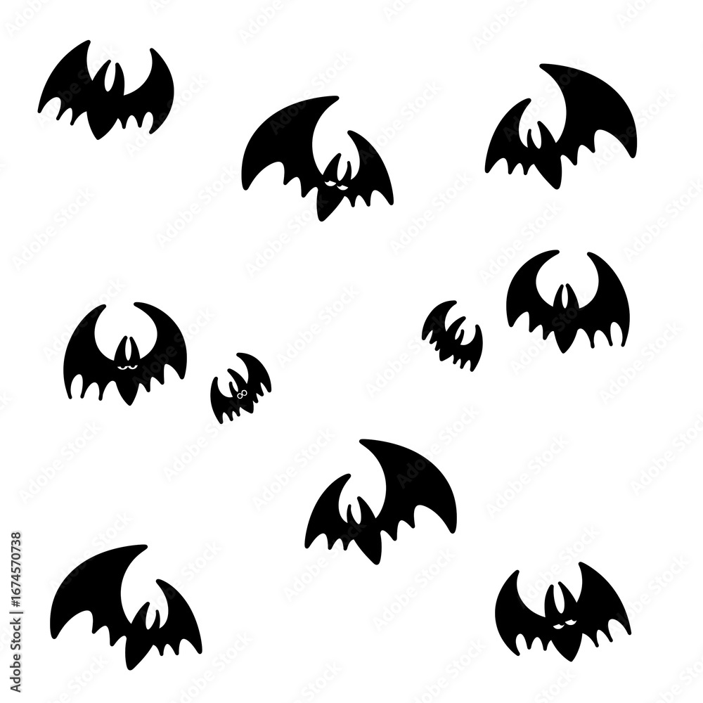 Obraz premium ハロウィンのコウモリ