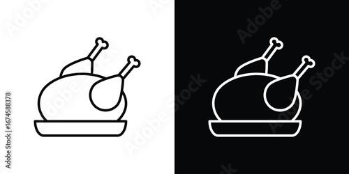 Turkey icon logo vector template