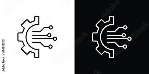 Transform icon logo vector template