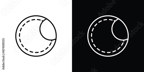 Sticker icon logo vector template
