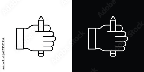 Self expression icon logo vector template