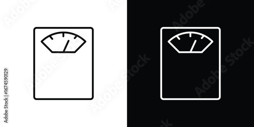 Scale icon logo vector template