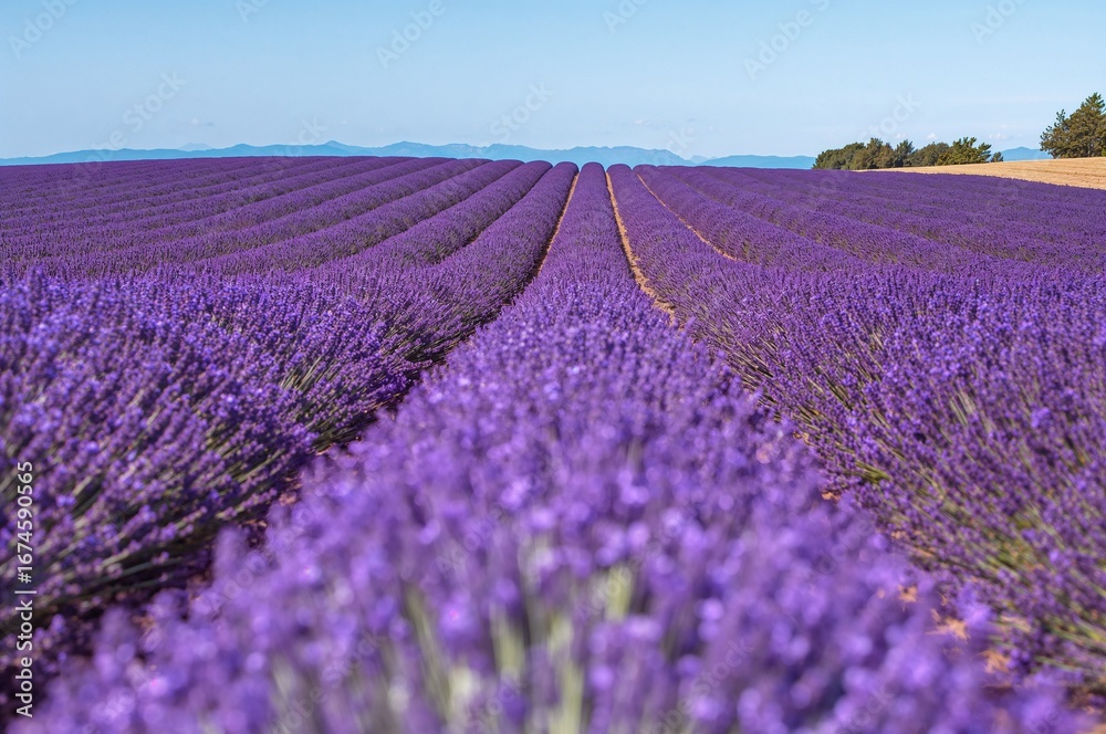 Fototapeta premium Vast Lavender Field in Bloom