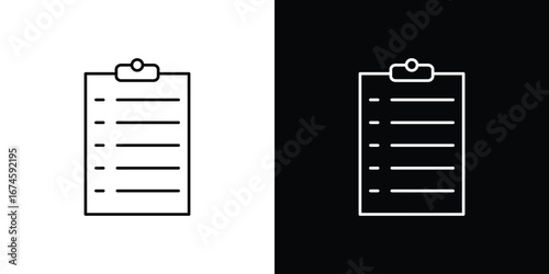 List icon logo vector template