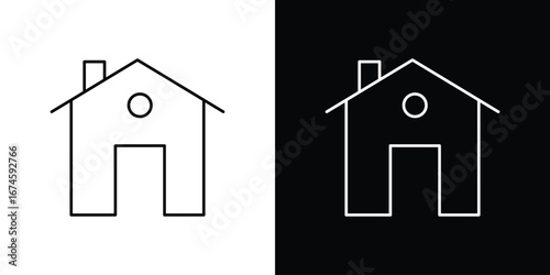 Home icon logo vector template
