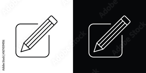 Edit icon logo vector template