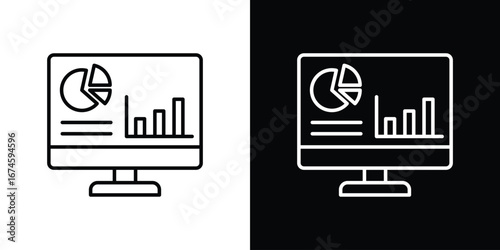 Dashboard icon logo vector template