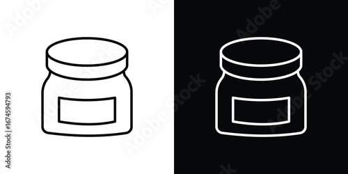 Cream icon logo vector template