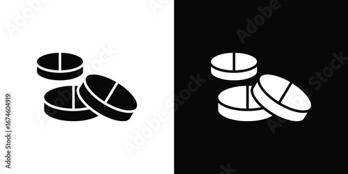 Medicine icon. filled flat sign for mobile concept and web