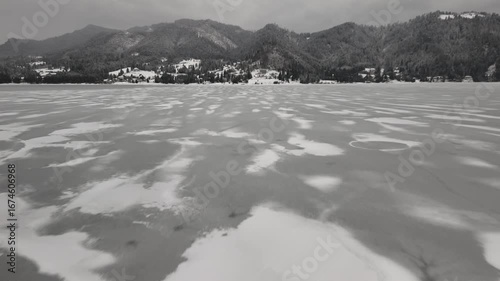 Frozen Colibita lake