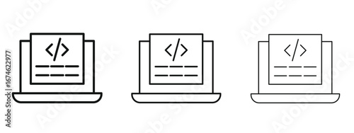 Display code icon in linear versions. Editable line