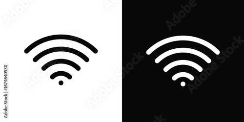 Wifi icon logo. symbol vector set.
