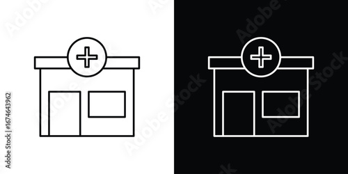 Pharmacy icon logo. symbol vector set.