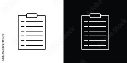 List icon logo. symbol vector set.