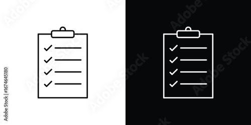 List check icon logo. symbol vector set.