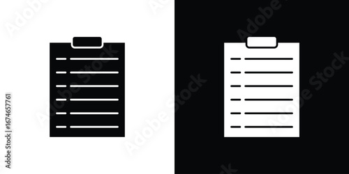 List icon. filled flat sign for mobile concept and web
