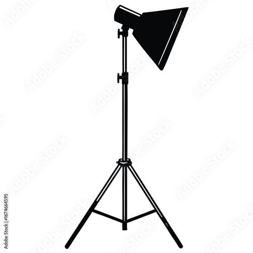 Studio Lighting Equipment with Softbox on a Tripod Stand photography videography