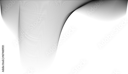 Continuous flowing lines mimic the natural movement of water currents, forming a gentle ripple effect.