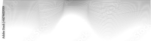 Flowing contour lines curve and overlap, forming soft undulating patterns with a gradient opacity effect.