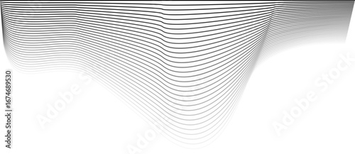 Wavy, flowing lines mimic soft current shapes with organic curves and transparent gradient effects.