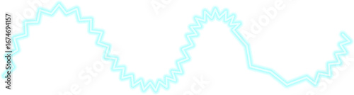 Minimalist neon stroke with a dynamic flowing motion, resembling a controlled energy stream.