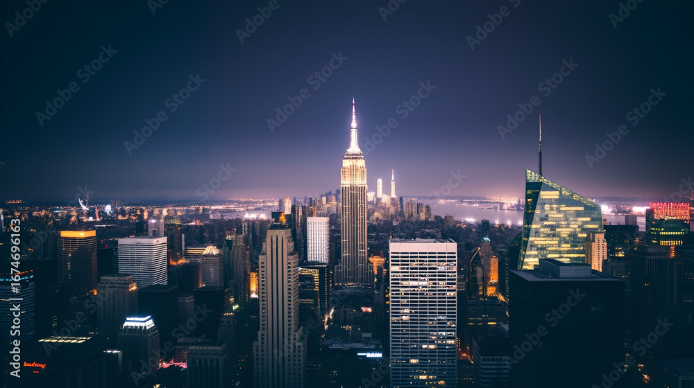 Fototapeta premium New York City panorama