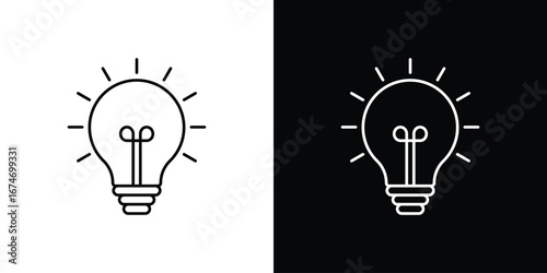 Bulb icons for UI, apps, and websites