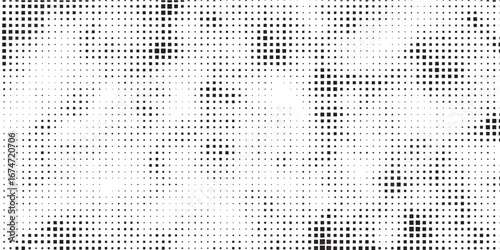 Horizontal halftone with grey rhombus pattern background. Vector Illustration.