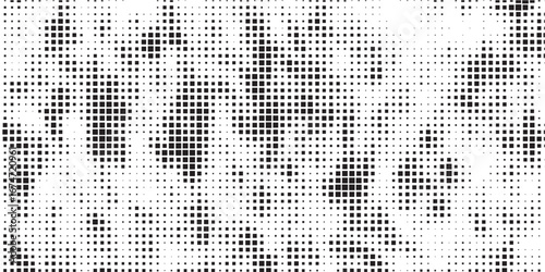Horizontal halftone with grey rhombus pattern background. Vector Illustration.