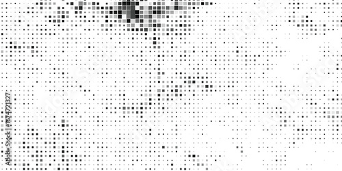 Horizontal halftone with grey rhombus pattern background. Vector Illustration.