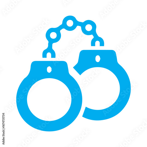 shackles colored icon