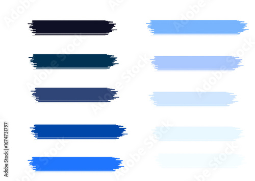set of color banner