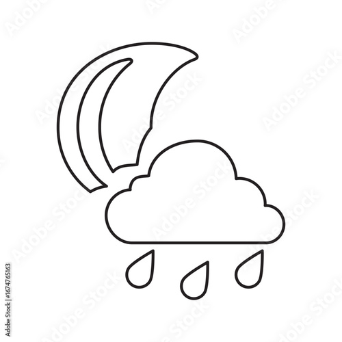 Cloudy Night Icon