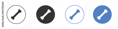 Bone icon vector Logo Design Template