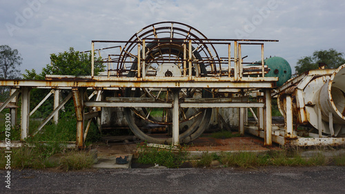 Barandales oxidados y olvidados