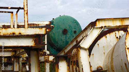 Estrucucturas de metal oxidadas