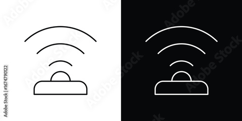 Sensor icon symbols. Simple pictograms for web sites and mobile app