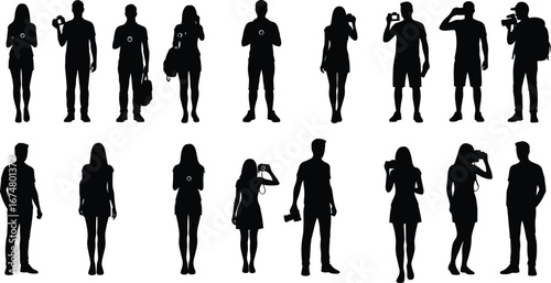 Silhouette, photographer, people, camera, photography, hobby, tourist, traveler, backpack, outdoor, lifestyle, pose, standing, shooting, capture, teamwork,