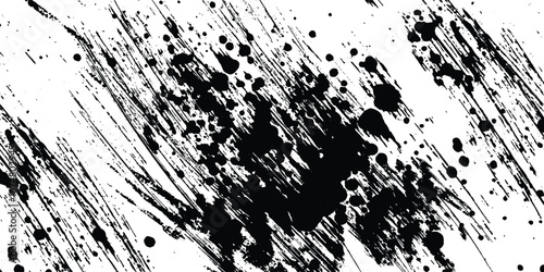 Tire tread marks, wheel textures, tire marks - car racing, motocross, drift, rally, off-road and others. Vector black isolated texture in grunge style with splashes. modern