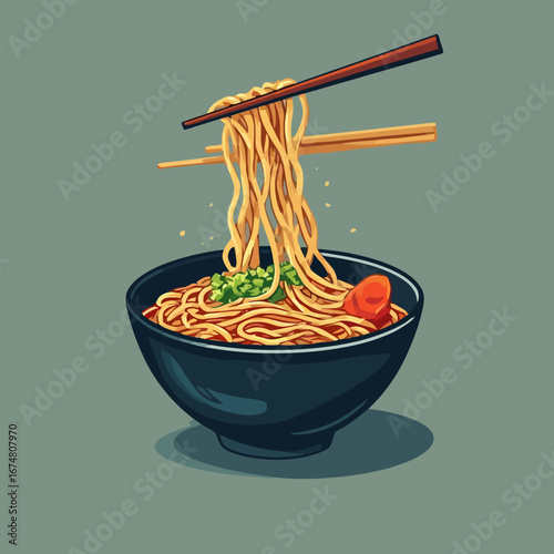 Delicious Noodle Design Very Cool