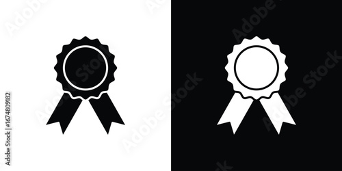 Badge icon collection flat style - stock vector.